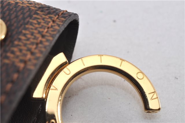 Authentic Louis Vuitton Damier Clochette PM Key Case N62661 LV 1454F