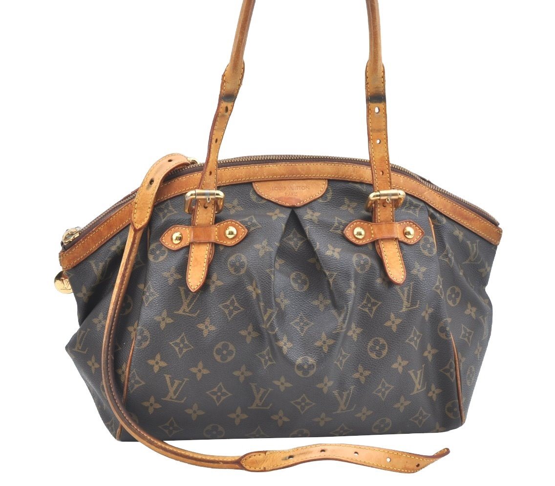 Authentic Louis Vuitton Monogram Tivoli GM Hand Tote Bag M40144 LV Junk 1454H