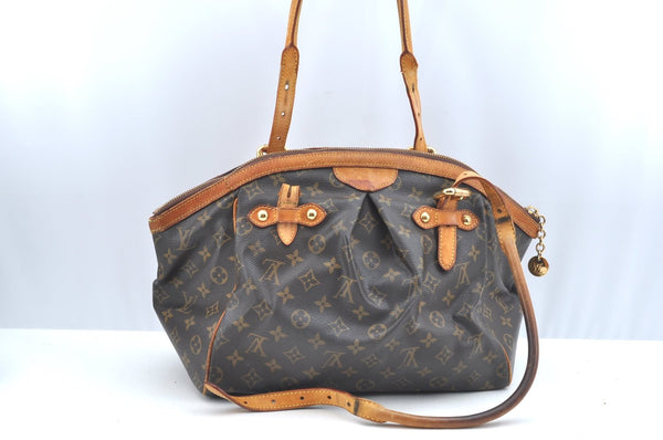 Authentic Louis Vuitton Monogram Tivoli GM Hand Tote Bag M40144 LV Junk 1454H