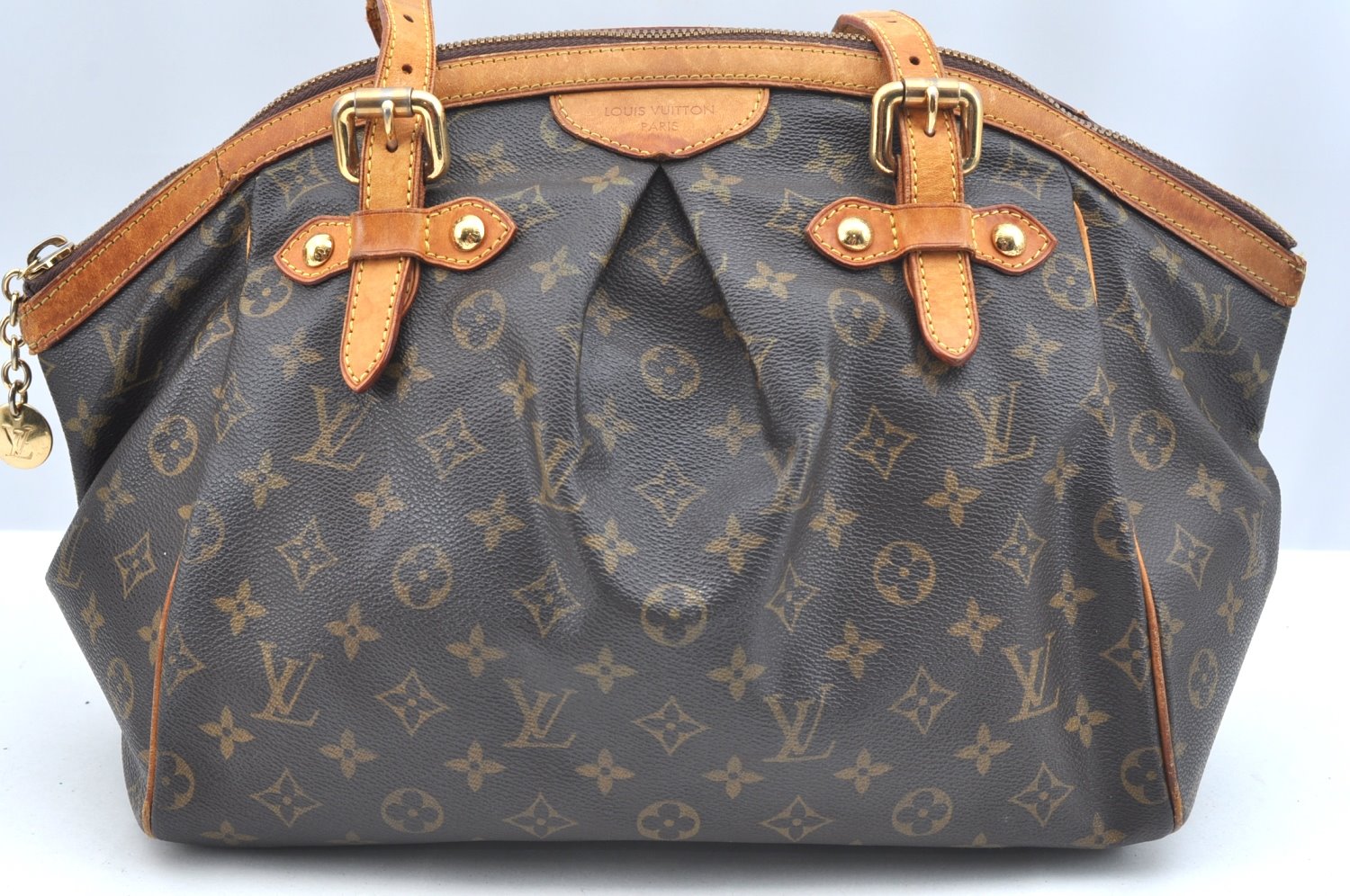 Authentic Louis Vuitton Monogram Tivoli GM Hand Tote Bag M40144 LV Junk 1454H