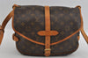 Authentic Louis Vuitton Monogram Saumur 30 Shoulder Cross Bag M42256 LV 1454I