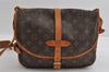 Authentic Louis Vuitton Monogram Saumur 30 Shoulder Cross Bag M42256 LV 1454I