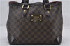 Authentic Louis Vuitton Damier Hampstead PM Shoulder Tote Bag N51205 LV 1455E