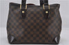 Authentic Louis Vuitton Damier Hampstead PM Shoulder Tote Bag N51205 LV 1455E