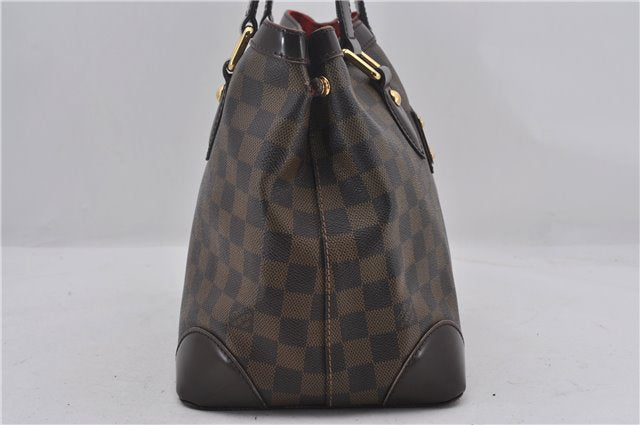 Authentic Louis Vuitton Damier Hampstead PM Shoulder Tote Bag N51205 LV 1455E