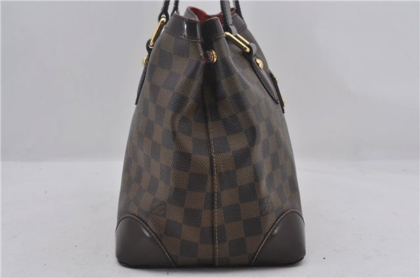 Authentic Louis Vuitton Damier Hampstead PM Shoulder Tote Bag N51205 LV 1455E