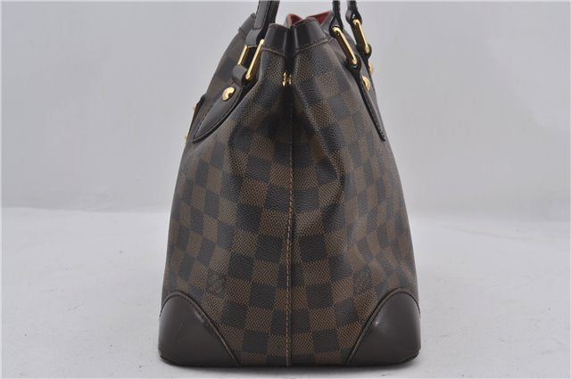 Authentic Louis Vuitton Damier Hampstead PM Shoulder Tote Bag N51205 LV 1455E