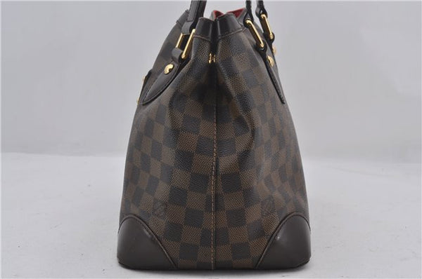 Authentic Louis Vuitton Damier Hampstead PM Shoulder Tote Bag N51205 LV 1455E