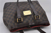 Authentic Louis Vuitton Damier Hampstead PM Shoulder Tote Bag N51205 LV 1455E