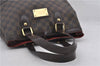 Authentic Louis Vuitton Damier Hampstead PM Shoulder Tote Bag N51205 LV 1455E