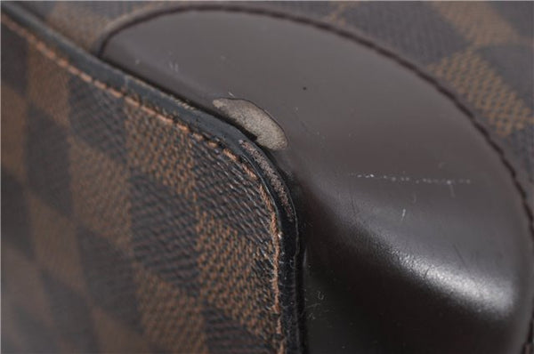 Authentic Louis Vuitton Damier Hampstead PM Shoulder Tote Bag N51205 LV 1455E