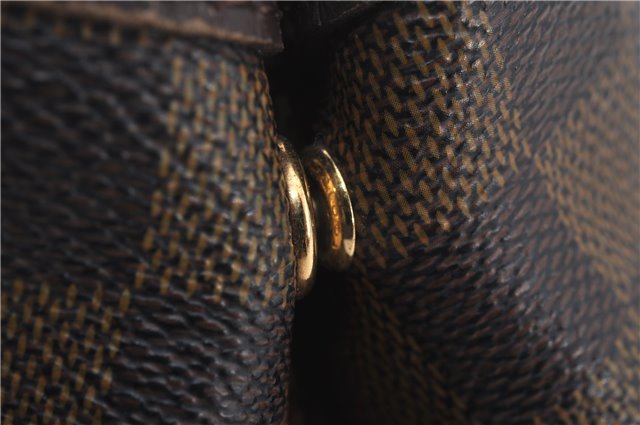 Authentic Louis Vuitton Damier Hampstead PM Shoulder Tote Bag N51205 LV 1455E