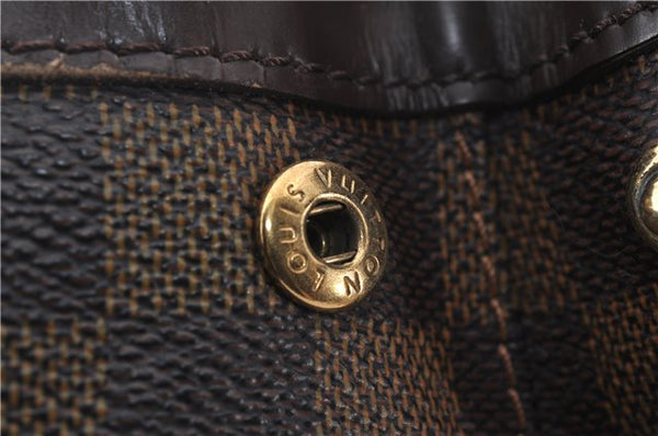 Authentic Louis Vuitton Damier Hampstead PM Shoulder Tote Bag N51205 LV 1455E