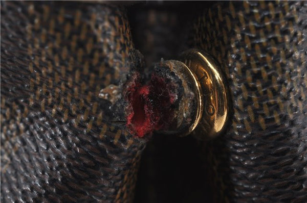 Authentic Louis Vuitton Damier Hampstead PM Shoulder Tote Bag N51205 LV 1455E