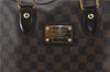 Authentic Louis Vuitton Damier Hampstead PM Shoulder Tote Bag N51205 LV 1455E