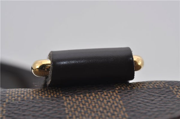 Authentic Louis Vuitton Damier Hampstead PM Shoulder Tote Bag N51205 LV 1455E