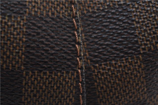 Authentic Louis Vuitton Damier Hampstead PM Shoulder Tote Bag N51205 LV 1455E