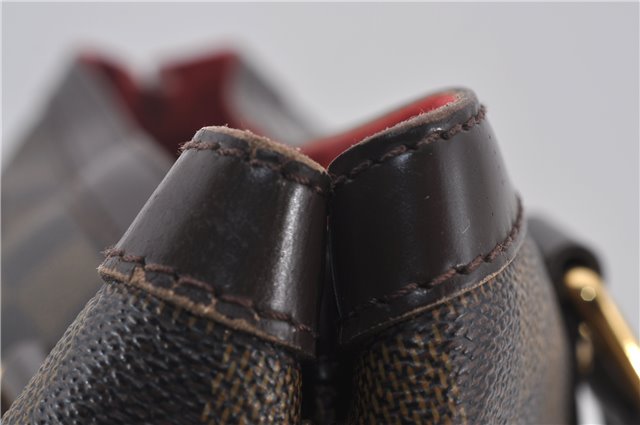 Authentic Louis Vuitton Damier Hampstead PM Shoulder Tote Bag N51205 LV 1455E