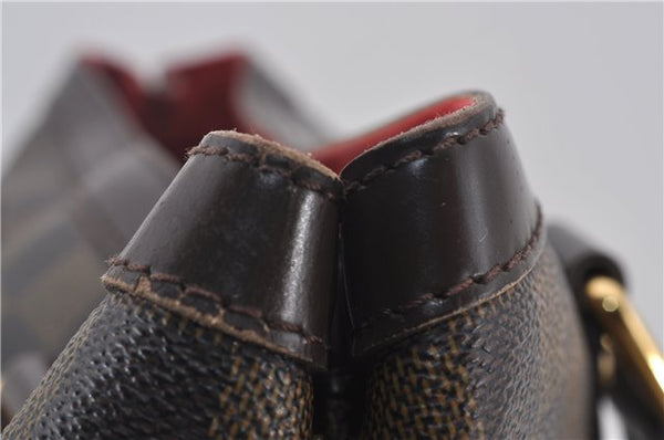 Authentic Louis Vuitton Damier Hampstead PM Shoulder Tote Bag N51205 LV 1455E