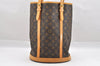 Authentic Louis Vuitton Monogram Bucket GM Shoulder Tote Bag M42236 Junk 1455I