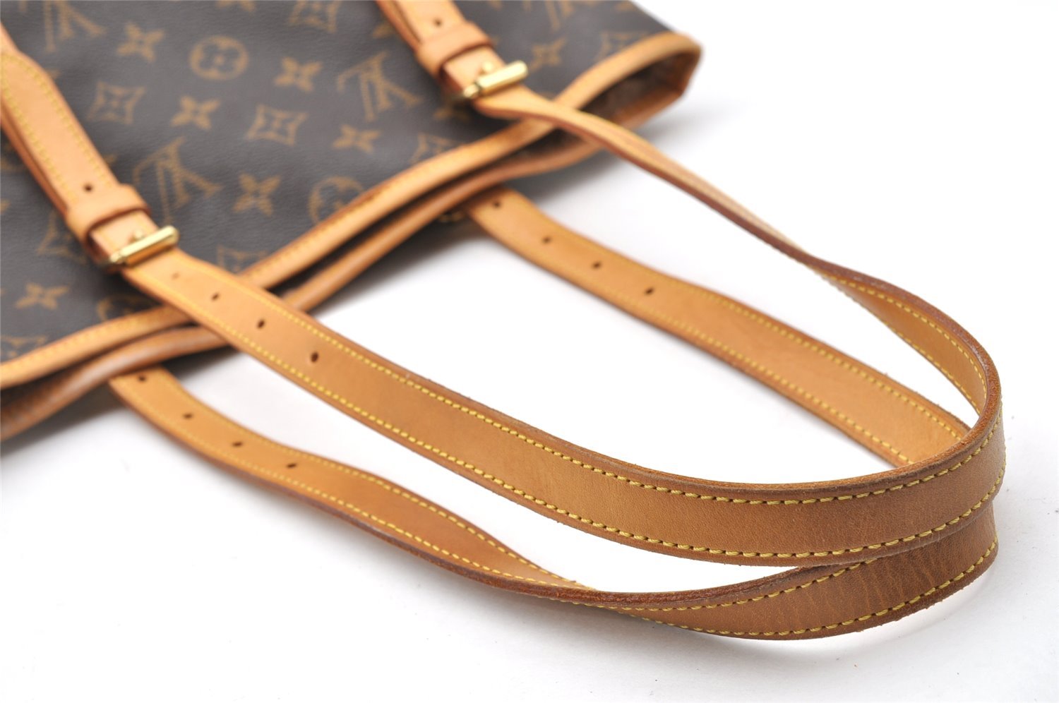 Authentic Louis Vuitton Monogram Bucket GM Shoulder Tote Bag M42236 Junk 1455I