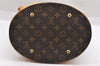 Authentic Louis Vuitton Monogram Bucket GM Shoulder Tote Bag M42236 Junk 1455I