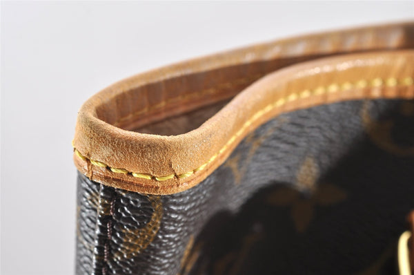 Authentic Louis Vuitton Monogram Bucket GM Shoulder Tote Bag M42236 Junk 1455I