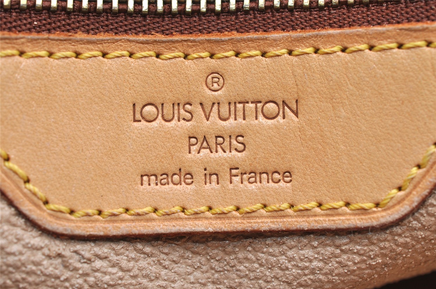 Authentic Louis Vuitton Monogram Bucket GM Shoulder Tote Bag M42236 Junk 1455I