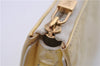 Authentic Louis Vuitton Vernis Lexington Hand Pouch Purse Ivory M91345 LV 1456E