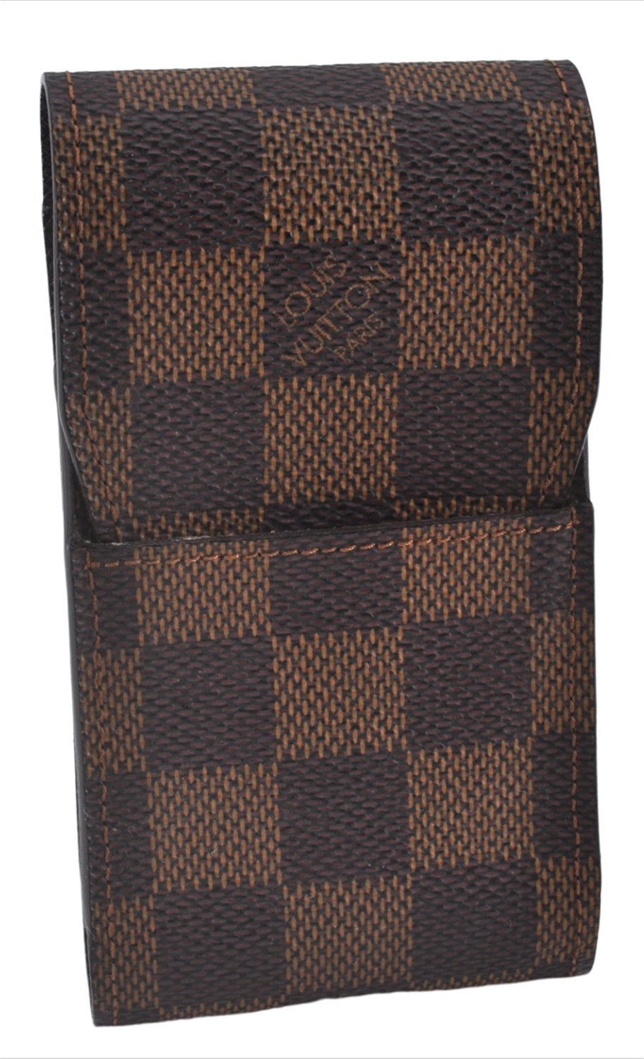 Authentic Louis Vuitton Damier Etui Cigarette Case N63024 LV 1456F