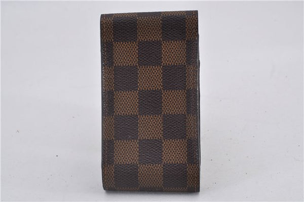 Authentic Louis Vuitton Damier Etui Cigarette Case N63024 LV 1456F