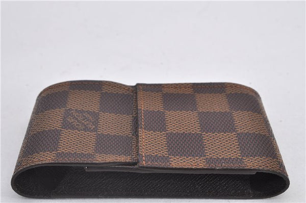 Authentic Louis Vuitton Damier Etui Cigarette Case N63024 LV 1456F