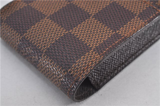Authentic Louis Vuitton Damier Etui Cigarette Case N63024 LV 1456F