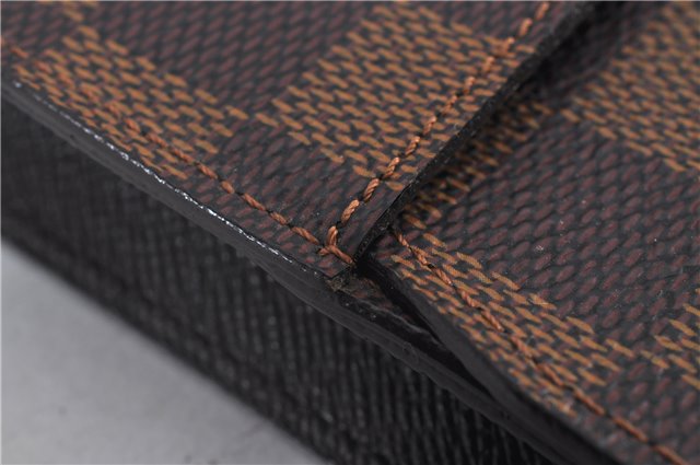 Authentic Louis Vuitton Damier Etui Cigarette Case N63024 LV 1456F