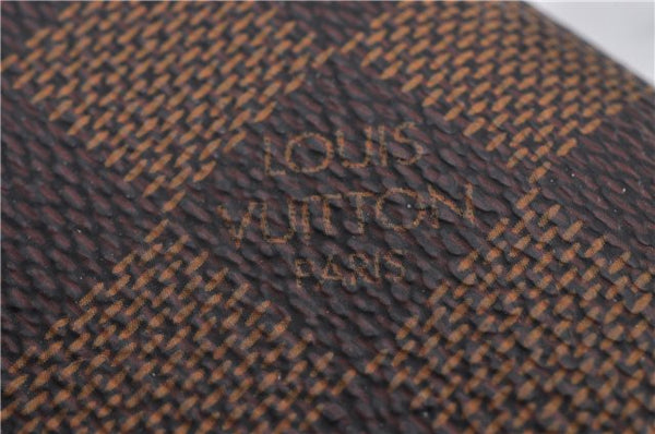 Authentic Louis Vuitton Damier Etui Cigarette Case N63024 LV 1456F