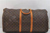 Auth Louis Vuitton Monogram Keepall Bandouliere 60 Boston Bag M41412 LV 1457E