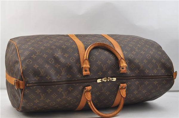 Auth Louis Vuitton Monogram Keepall Bandouliere 60 Boston Bag M41412 LV 1457E