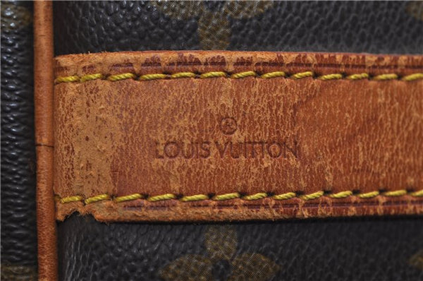 Auth Louis Vuitton Monogram Keepall Bandouliere 60 Boston Bag M41412 LV 1457E