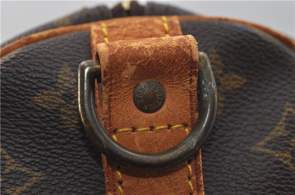 Auth Louis Vuitton Monogram Keepall Bandouliere 60 Boston Bag M41412 LV 1457E