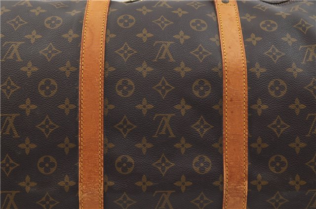 Auth Louis Vuitton Monogram Keepall Bandouliere 60 Boston Bag M41412 LV 1457E