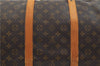Auth Louis Vuitton Monogram Keepall Bandouliere 60 Boston Bag M41412 LV 1457E