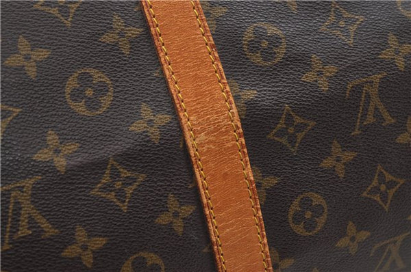 Auth Louis Vuitton Monogram Keepall Bandouliere 60 Boston Bag M41412 LV 1457E