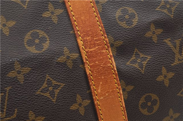 Auth Louis Vuitton Monogram Keepall Bandouliere 60 Boston Bag M41412 LV 1457E