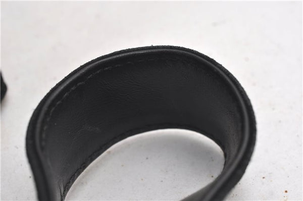 Authentic GUCCI Vintage Shoulder Hand Bag Purse Suede Black Junk 1458G