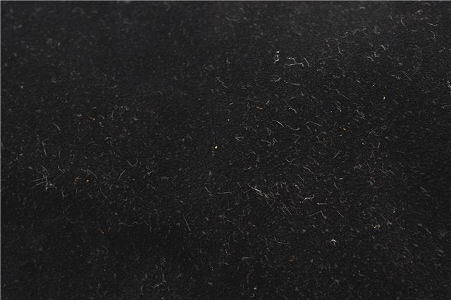 Authentic GUCCI Vintage Shoulder Hand Bag Purse Suede Black Junk 1458G