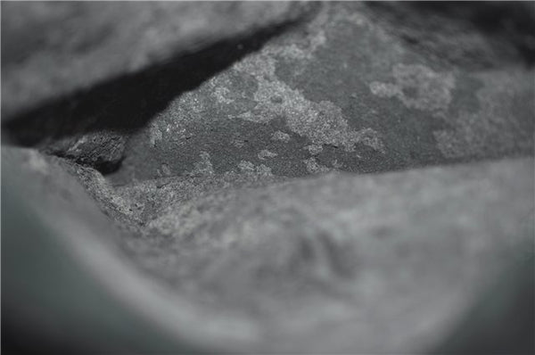 Authentic GUCCI Vintage Shoulder Hand Bag Purse Suede Black Junk 1458G