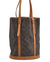 Authentic Louis Vuitton Monogram Bucket GM Shoulder Tote Bag M42236 Junk 1458I