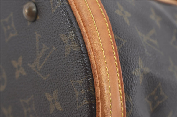 Authentic Louis Vuitton Monogram Bucket GM Shoulder Tote Bag M42236 Junk 1458I