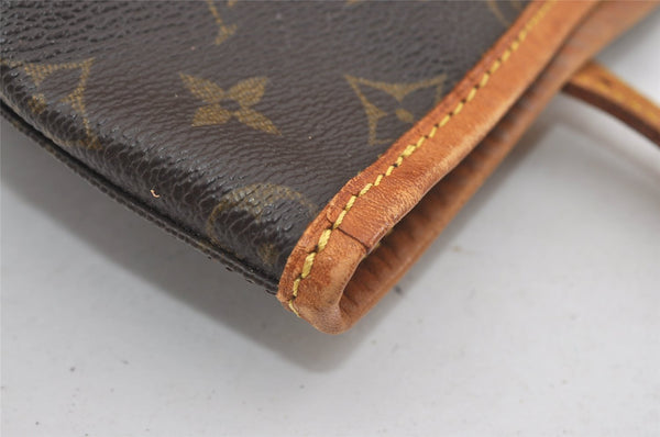 Authentic Louis Vuitton Monogram Bucket GM Shoulder Tote Bag M42236 Junk 1458I