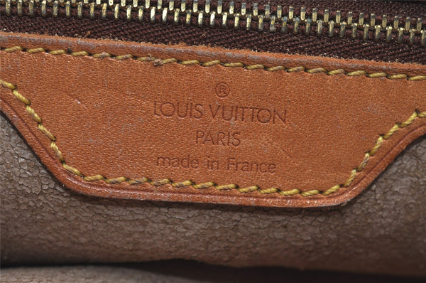 Authentic Louis Vuitton Monogram Bucket GM Shoulder Tote Bag M42236 Junk 1458I